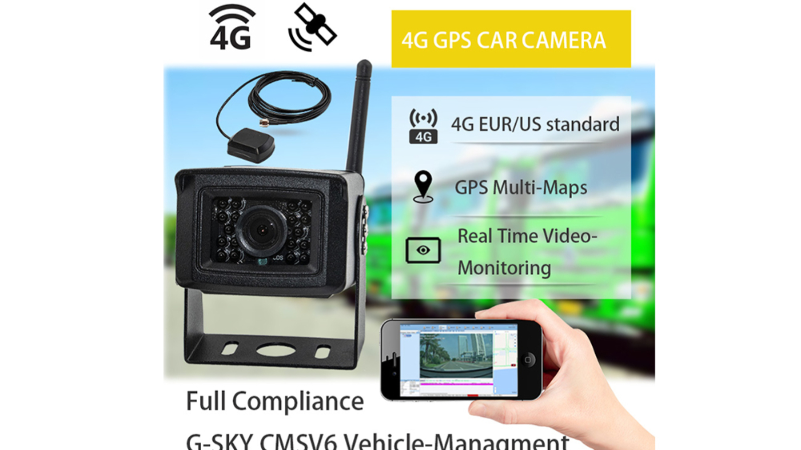 GPS 4G Vehicle Camera-1